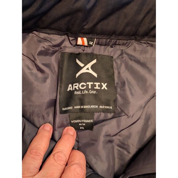 Arctix Womens Insulated Snow Pants Black Adj. Waist Cold Weather Wear Med. 31" L - Picture 6 of 10